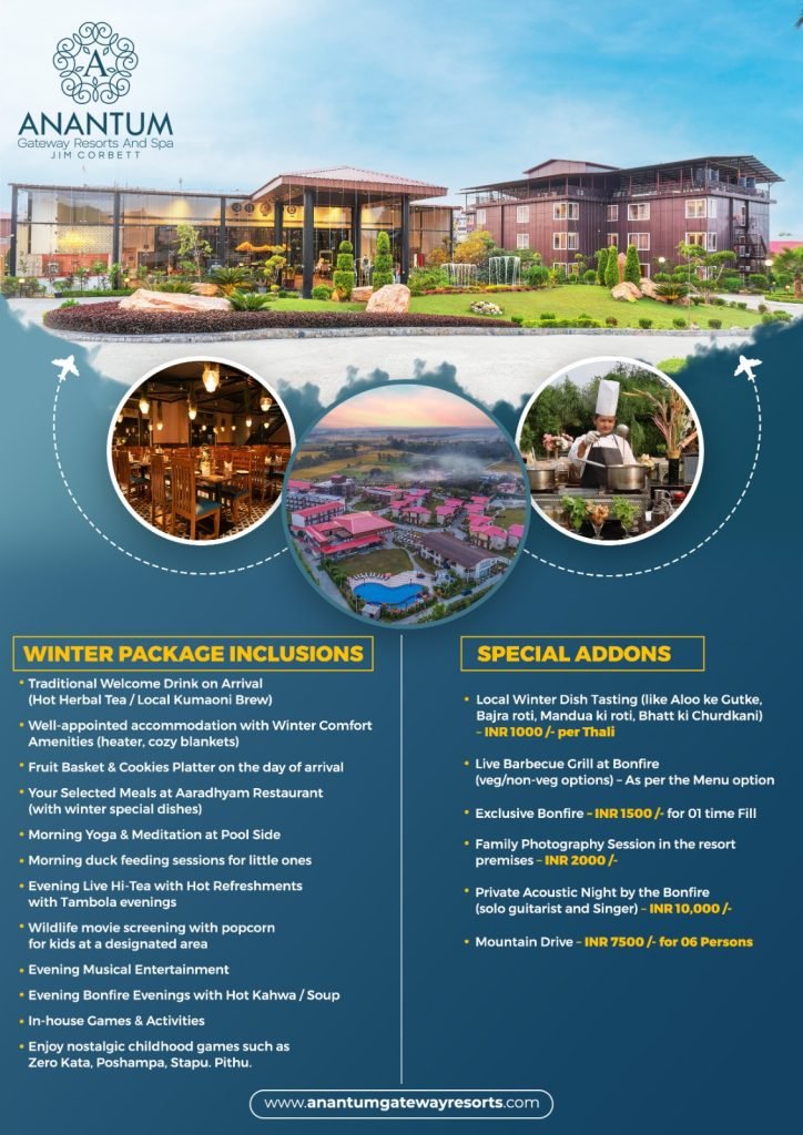 Experience the Warmth of Winters at Anantum Gateway Resorts & Spa – Anantum Gateway Resorts